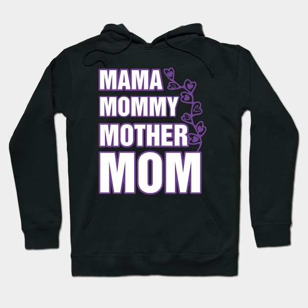 Floral Mom Mammy Mama Gift for Mother Mask Mother Day Love T-Shirt Hoodie by EM DESIGN